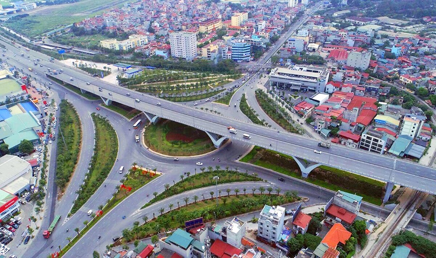 Giao thông Long Biên phát triển mạnh mẽ trong thời gian gần đây